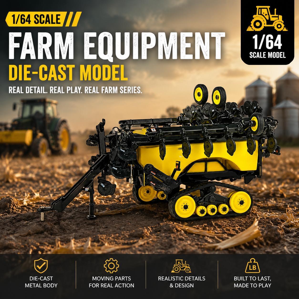 Farming Agriculture Model - 1:64 Scale Agricultural Side-Dress Applicator Model
