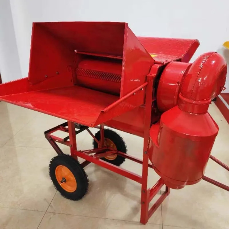 Portable Rice Wheat Beans Mill - огляд і ціна Rice Thresher Machine