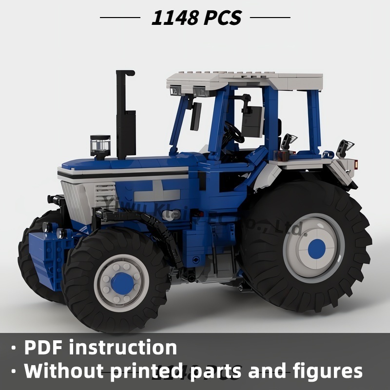 1148Pcs MOC Classic Blue Agric - огляд і ціна Farming Agriculture Model