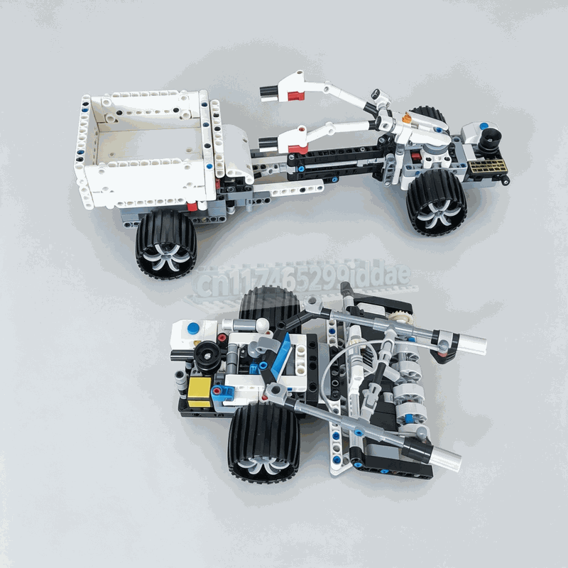 1021Parts MOC Dual Single Axle - огляд і ціна Farming Agriculture Model