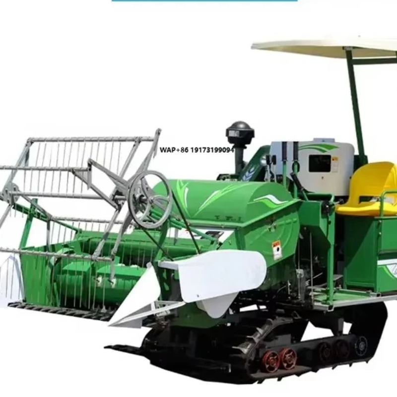 New Small Mini Rice Wheat Comb - огляд і ціна Combine Harvester Mini