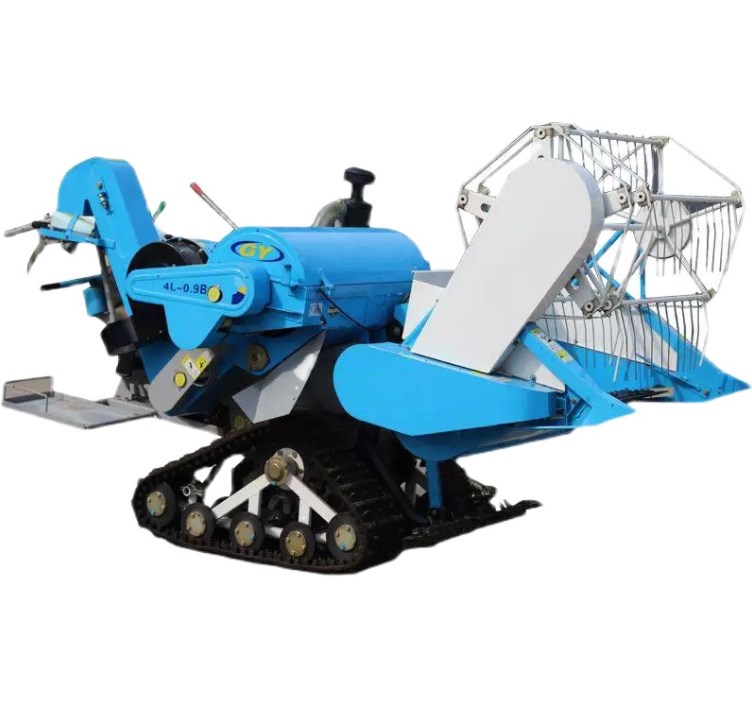 25 HP Crawler Mini Rice Combin - огляд і ціна Combine Harvester Mini