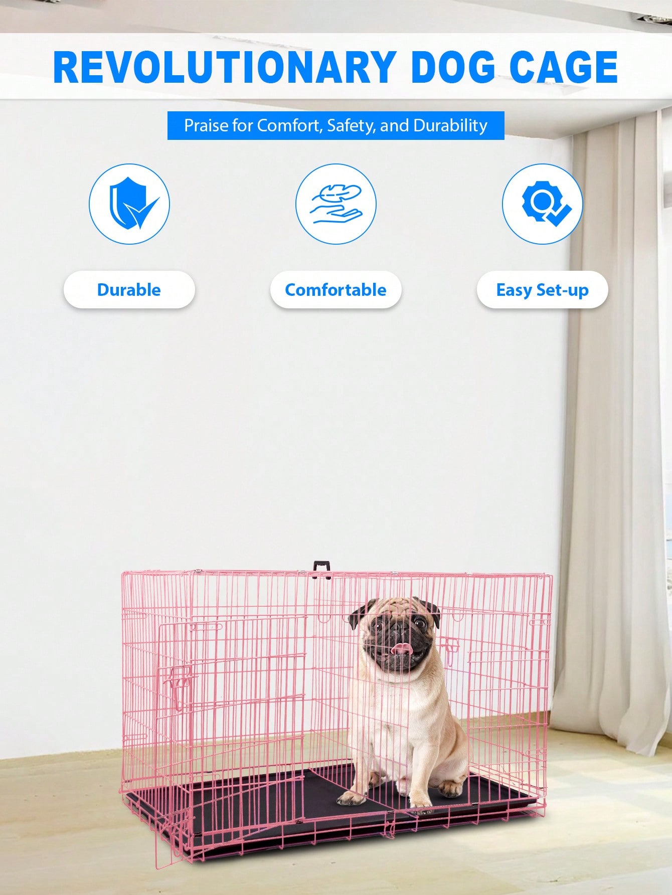 Small Dog Crate For Puppy, 24  - огляд і ціна Rabbit Cage Wire