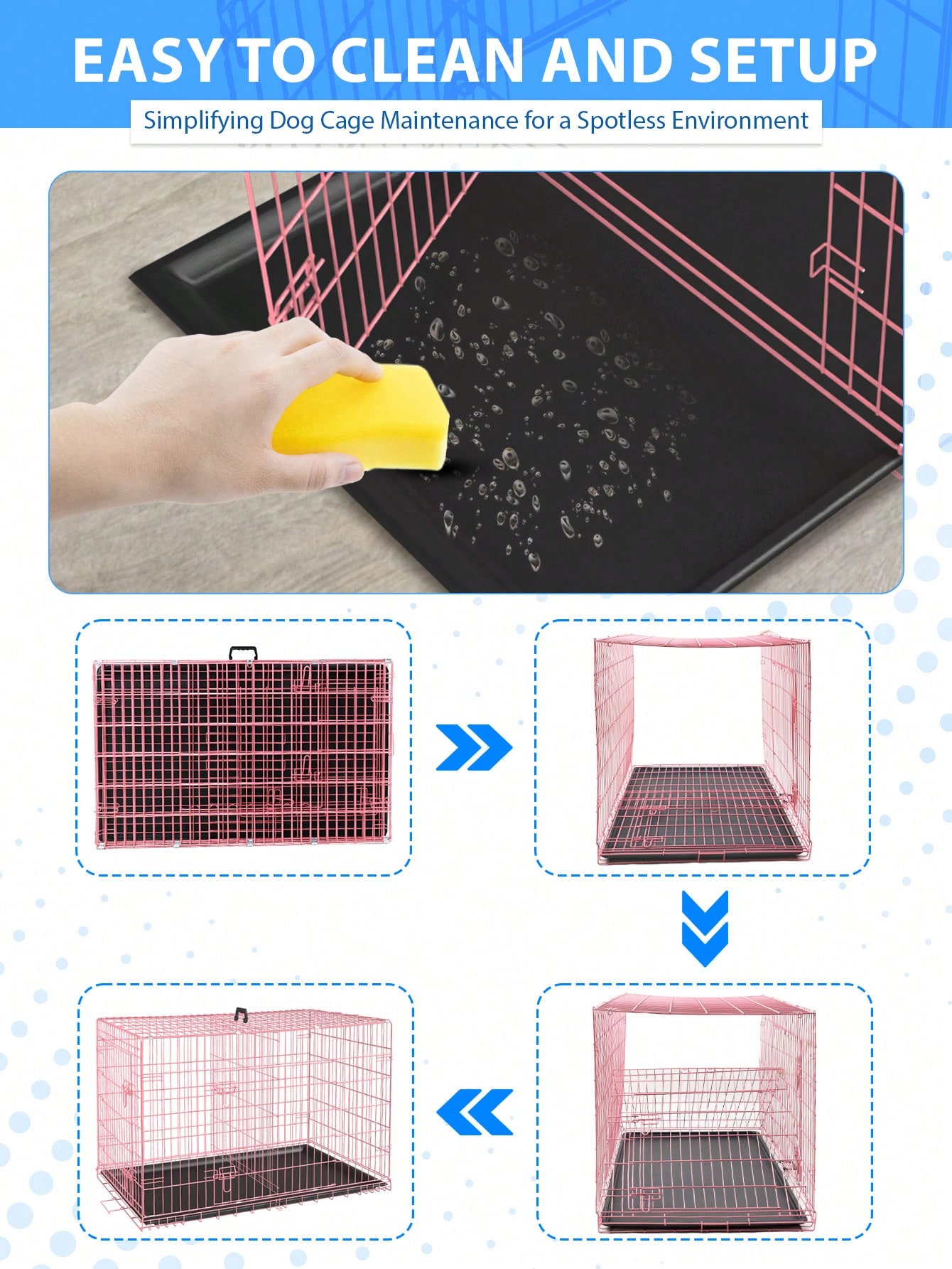 Small Dog Crate For Puppy, 24  - огляд і ціна Rabbit Cage Wire