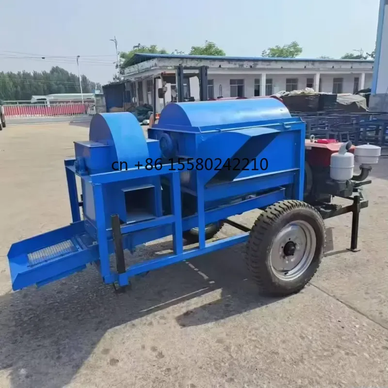 2026 hot Farm Equipment Paddy  - огляд і ціна Rice Thresher Machine
