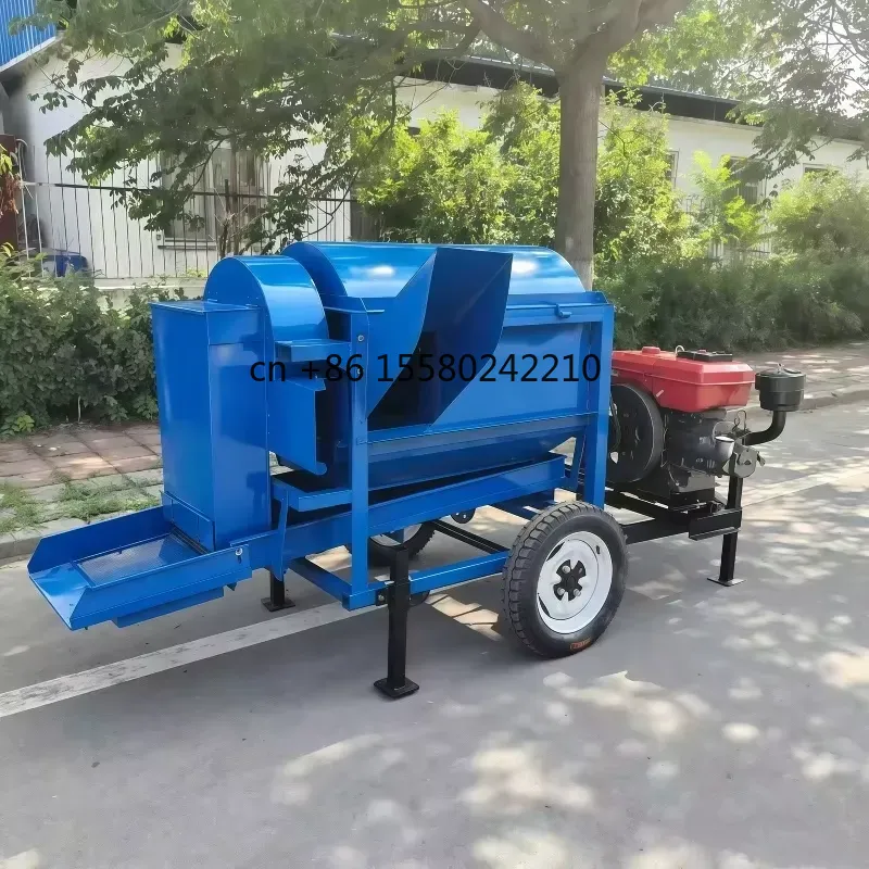 2026 hot Farm Equipment Paddy  - огляд і ціна Rice Thresher Machine