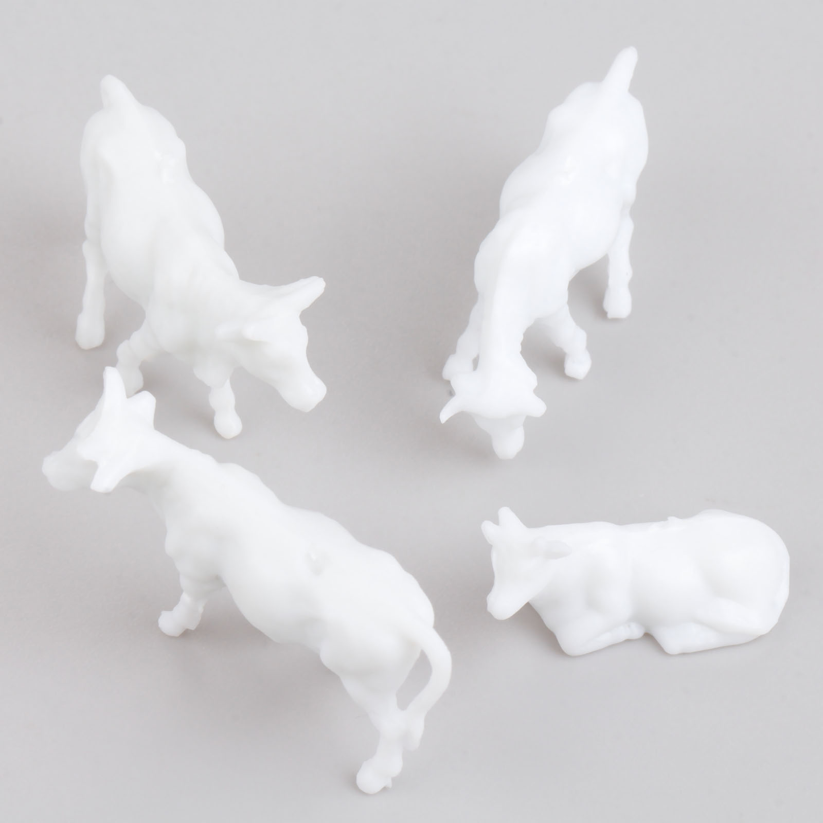 100pcs White Model Cows Scale  - огляд і ціна Farming Agriculture Model